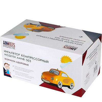 Компрессорный ингалятор Amrus AMNB-503 "Машинка" (небулайзер)