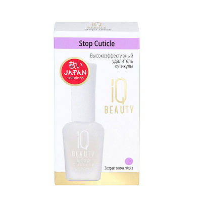 Высокоэффективный удалитель кутикулы Stop Cuticle IQ Beauty, 12.5 мл