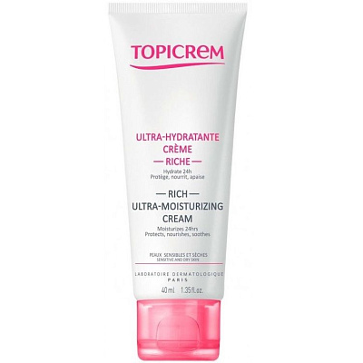 Ультраувлажняющий насыщенный крем Topicrem, 40 мл