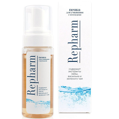 Пенка для умывания с пептидами Repharm, 150 мл