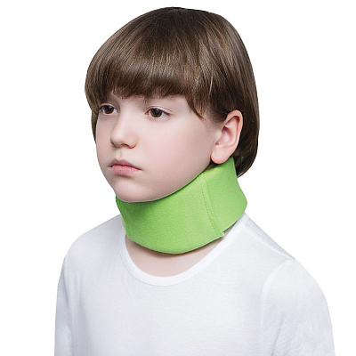 Бандаж шейного отдела шина Шанца для детей старше одного года БН6-53-7 зеленый