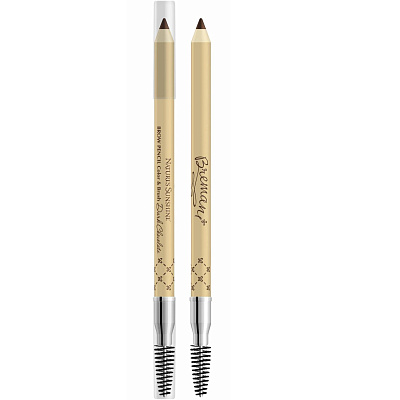 Контурный карандаш для бровей "Черный Шоколад" Brow Pencil "Dark Chocolate" Bremani NSP