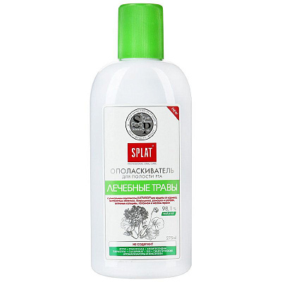 Ополаскиватель для полости рта лечебные травы Splat, 275 мл