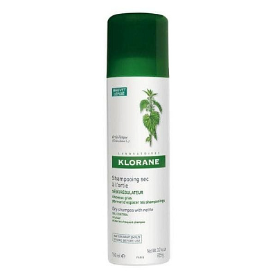 Шампунь-спрей сухой с экстрактом крапивы Klorane, 150 мл