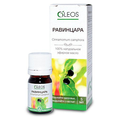 Эфирное масло равинцары Oleos, 5 мл