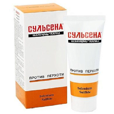 Шампунь паста сульсена против перхоти Амальгама Люкс, 75 мл