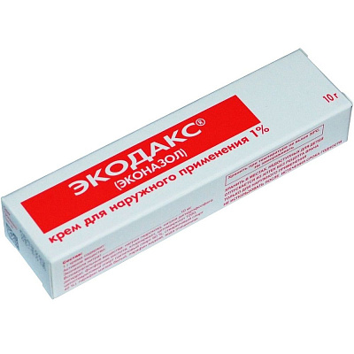 Противогрибковый крем Экодакс 1%, 10 г