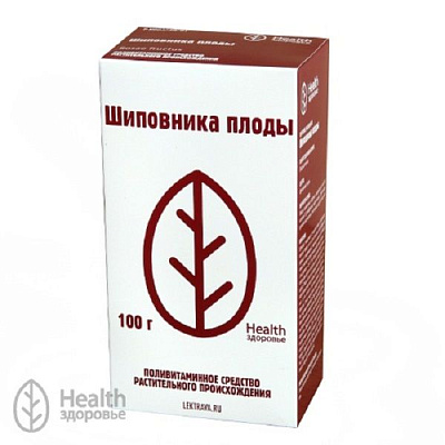 Плоды шиповника для профилактики гиповитаминозов С и Р Health Здоровье, 100 г