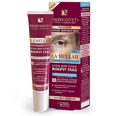Крем для кожи вокруг глаз ламеллярный La Mellar лифтинг Novosvit, 20 мл