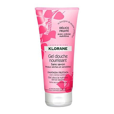 Гель-душ питательный фруктовая фантазия Klorane, 200 мл