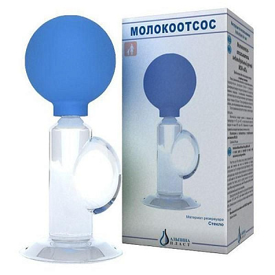 Ручной молокоотсос Мон-Ап со стеклянным резервуаром