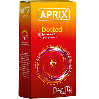 Презервативы Aprix Dotted Точечные, 12 шт