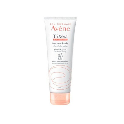 Легкое питательное молочко для лица и тела Avene Trixera Nutrition, 200 мл