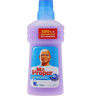 Моющая жидкость для полов и стен Mr. Proper Лавандовое спокойствие, 500 мл