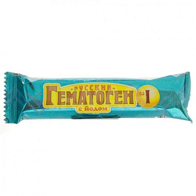 Гематоген "Русский" с йодом, 40 г