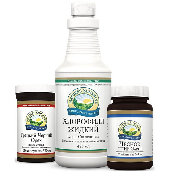 Набор Противопаразитарный для выведения продуктов обмена паразитов и их эндотоксинов NSP, 3 шт