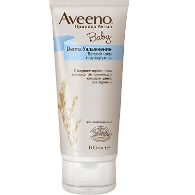 Детский крем под подгузник Aveeno Baby Derma Увлажнение, 100 мл