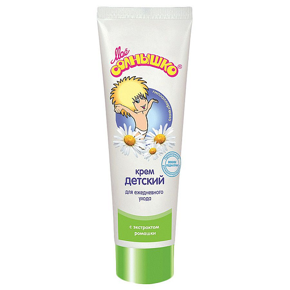 Крем детский с экстрактом ромашки Мое солнышко, 100 мл