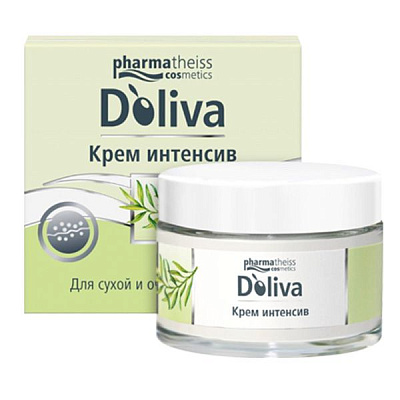 Крем Интенсив с витамином A и E для сухой и очень сухой кожи D'oliva, 50 мл