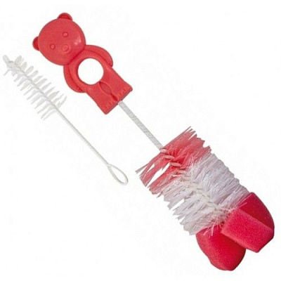 Ершик для бутылочек и сосок с губкой Canpol Babies