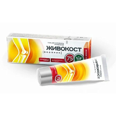 Гель-бальзам для тела Живокост (окопник) Bionor, 75 мл