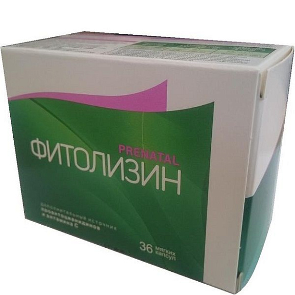 Фитолизин Prenatal для поддержания функционального состояния мочеполовой системы 840 мг, 36 шт