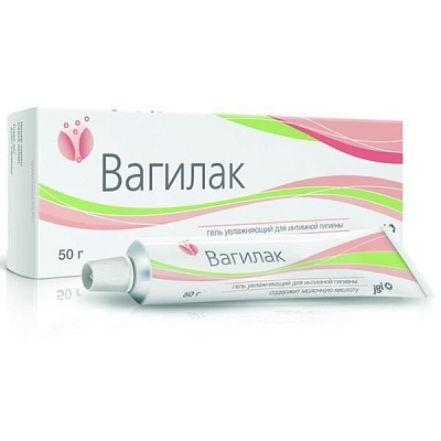 Гель увлажняющий для интимной гигиены Вагилак, 50 г