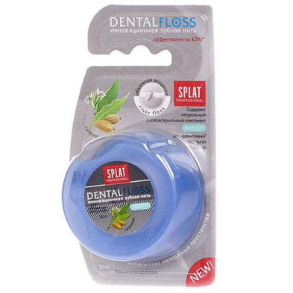 Зубная нить dentalfloss с ароматом кардамона Splat, 30 м