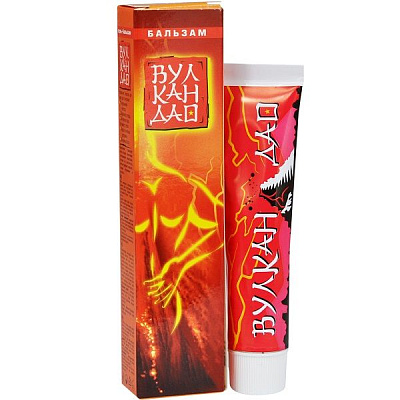 Разогревающий противовоспалительный бальзам для тела Вулкан Дао, 44 мл