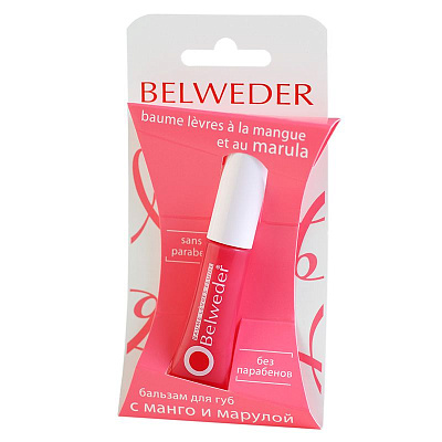Бальзам для губ с манго и марулой Belweder, 7 мл