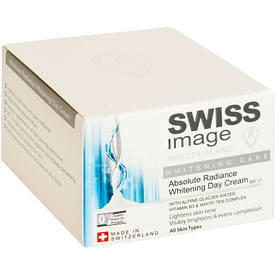 Осветляющий дневной крем выравнивающий тон кожи SPF 17 Swiss Image, 50 мл