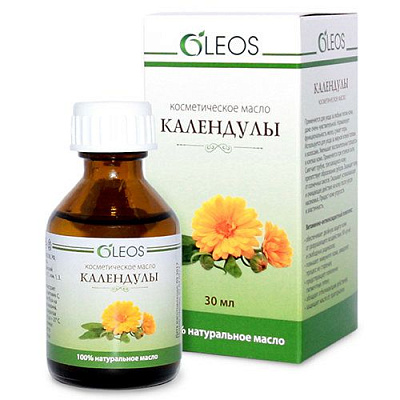 Косметическое масло календулы Oleos, 30 мл