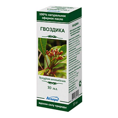 Эфирное масло гвоздики Аспера, 10 мл