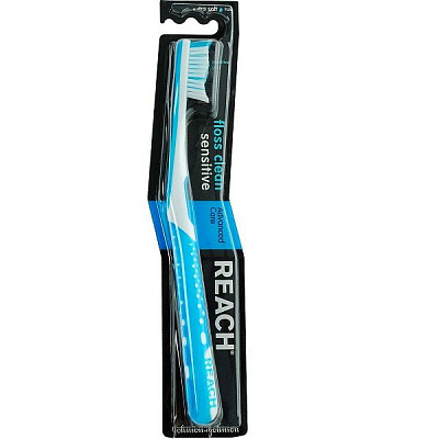 Зубная щетка для чувствительных зубов Reach Floss Clean Sensitive экстра-мягкая