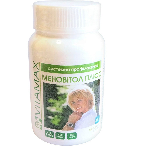 Меновитол плюс поддержка женского здоровья в период менопаузы Витамакс, 60 капсул
