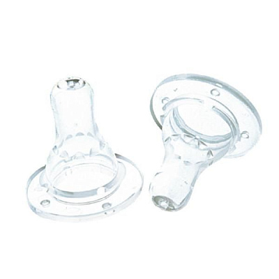 Соска силиконовая стандартного размера Курносики, 2 шт