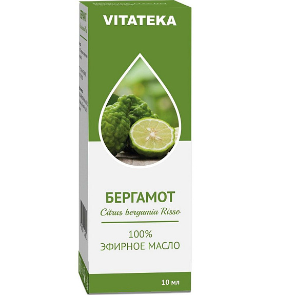 Эфирное масло бергамота Vitateka, 10 мл