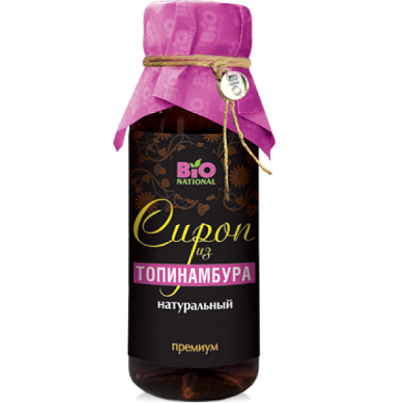 Сироп топинамбура натуральный Премиум Bio National, 250 мл