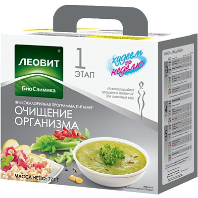 Программа питания Леовит Очищение организма Худеем за неделю, 771 г