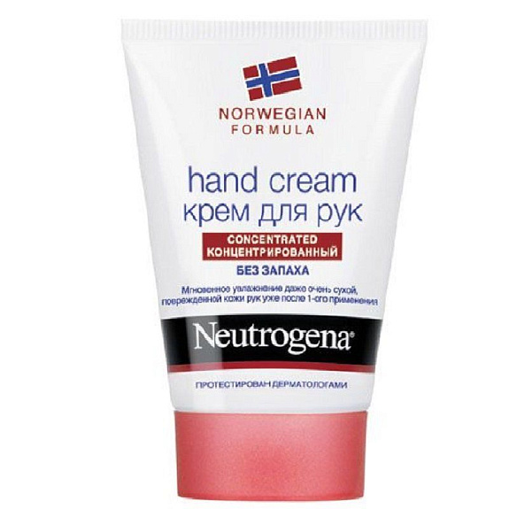 Крем для рук норвежская формула без запаха Neutrogena, 50 мл