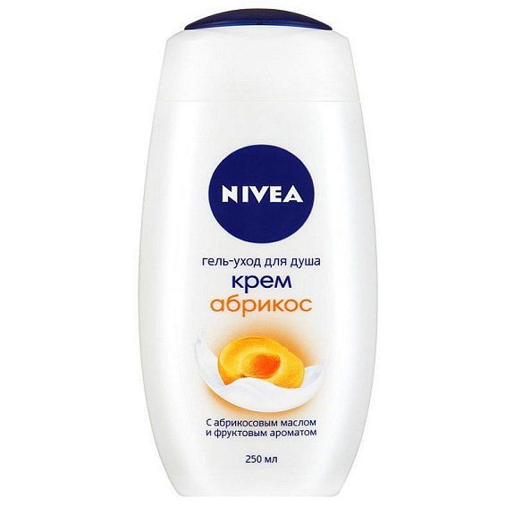 Гель для душа крем абрикос Nivea, 250 мл