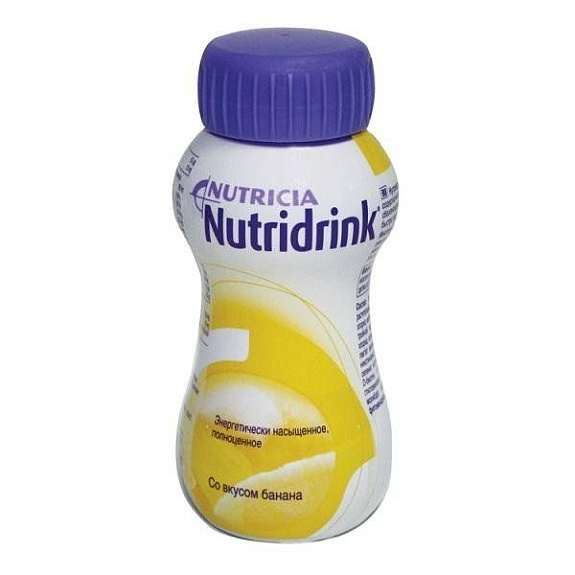 Nutridrink со вкусом банана Nutricia, 200 мл