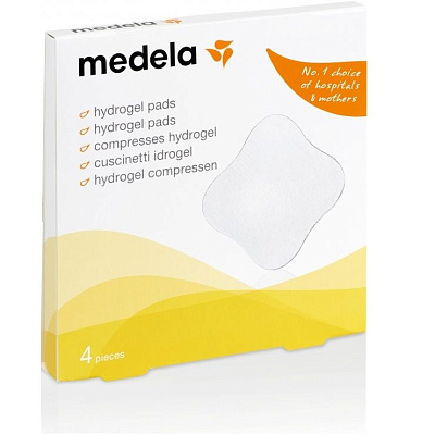 Гидрогелевые подушечки для груди Medela, 4 шт