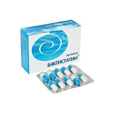 Бактистатин биологически активная добавка пробиотического действия Лтоп, 0.5 г, 60 капсул