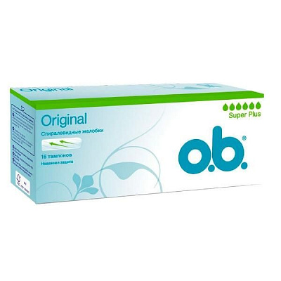 Тампоны Original Super Plus O.B., 16 шт