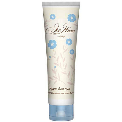 Крем для рук с коллагеном и маслом льна Ле Неж Арт Лайф, 75 мл