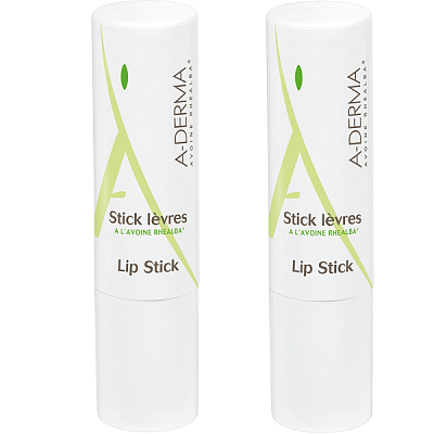 Бальзам для губ Essentials восстанавливающий A-Derma, 4 г 2 шт