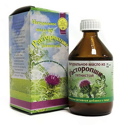 Натуральное масло из расторопши пятнистой Иван-да-Марья, 100 мл