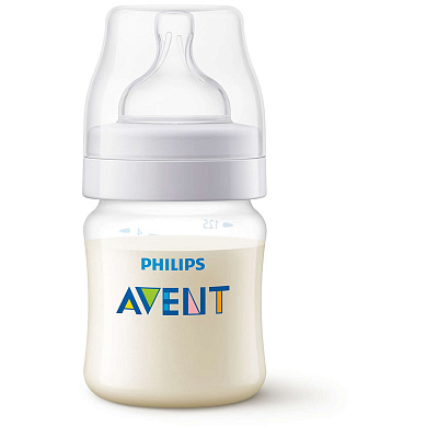 Бутылочка серии Natural с широким горлышком Philips Avent, 125 мл 2 шт.