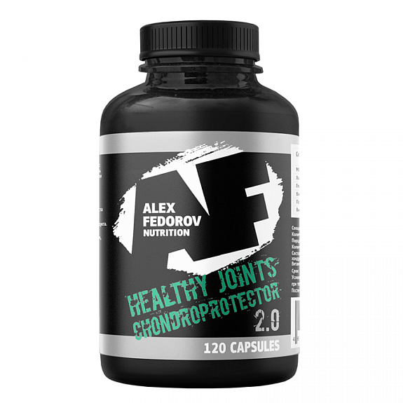 Healthy Joints Chondroprotector 2.0 Здоровые Суставы Хондро Про Alex Fedorov Nutrition 750 мг, 120 капсул